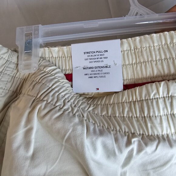Tommy Hilfiger Jogger Pants Men's Size S Brand New Tan Tapered Drop Crotch - Picture 6 of 10